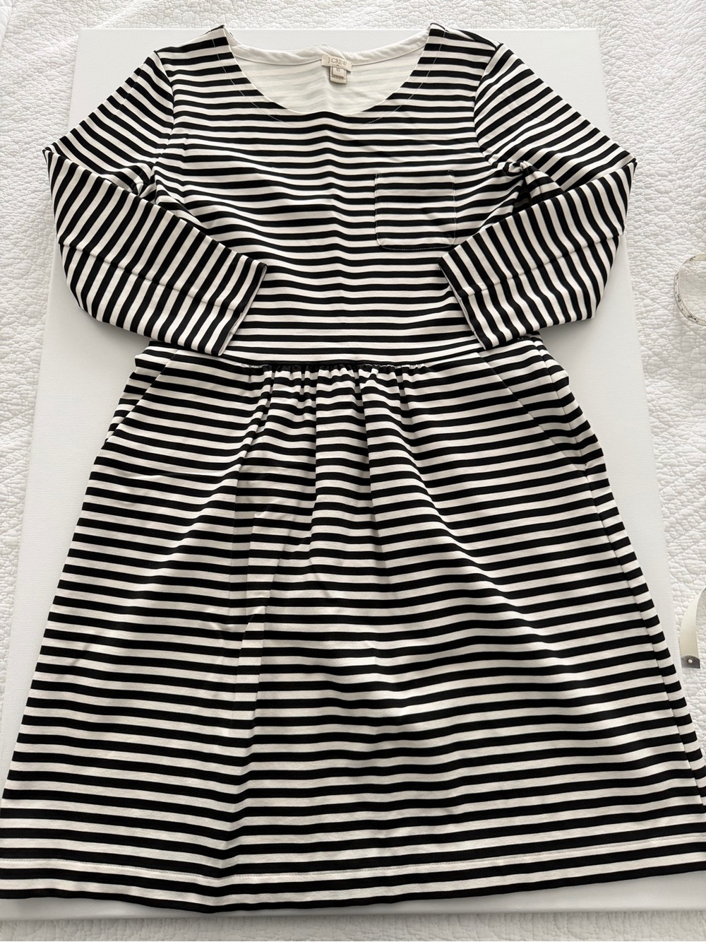 Women’s Black & White Striped Dress